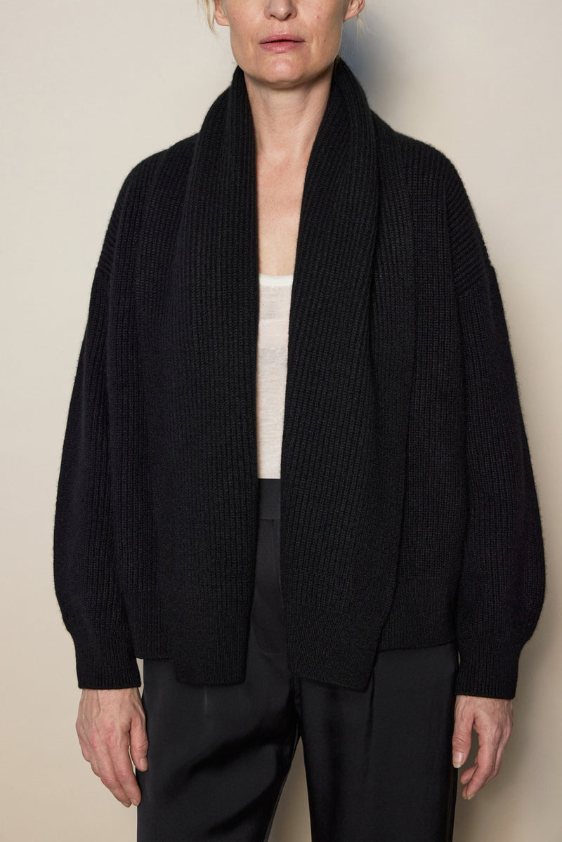 BRUCE CARDIGAN / BLACK