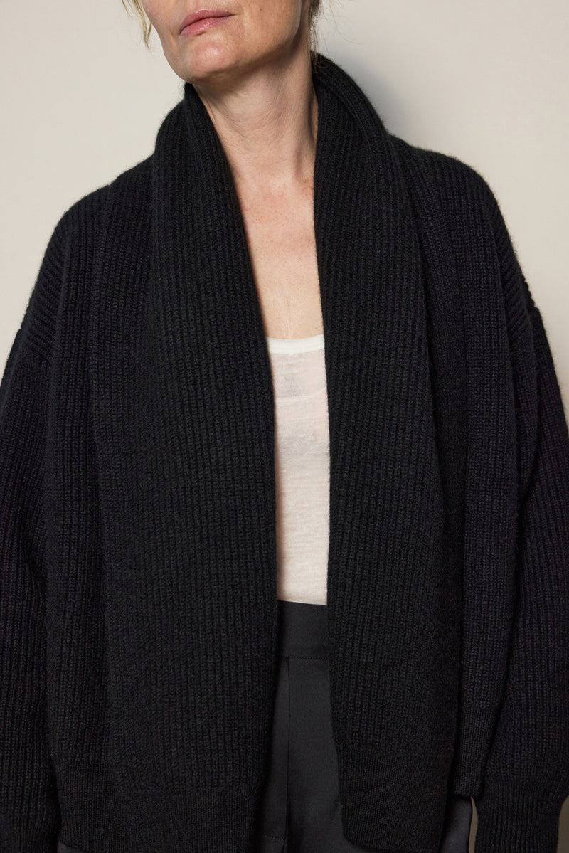 BRUCE CARDIGAN / BLACK