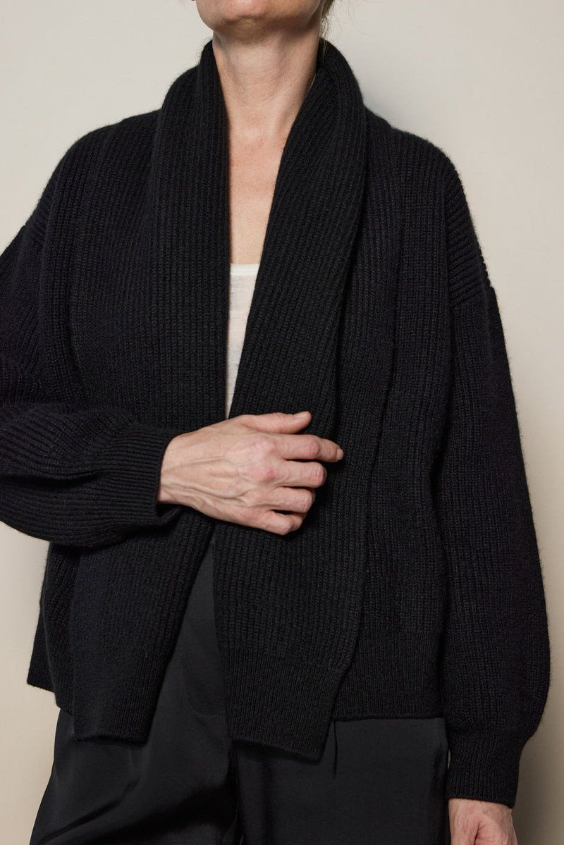 BRUCE CARDIGAN / BLACK