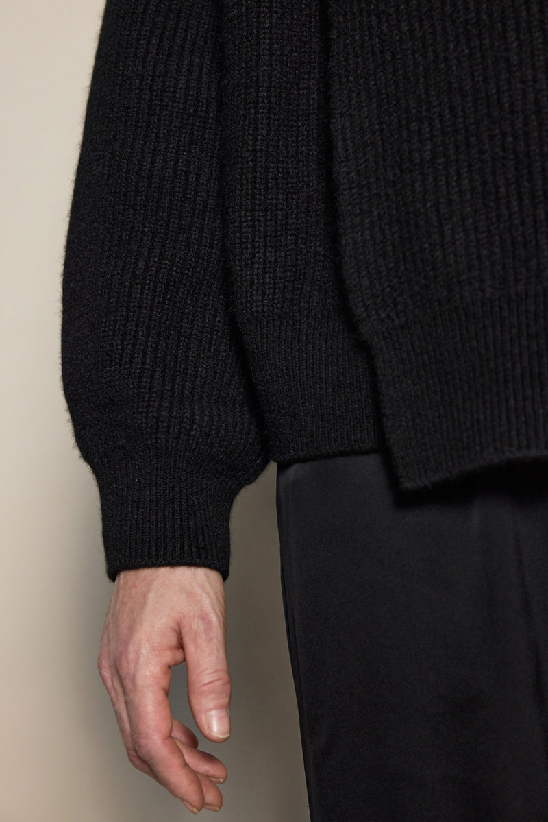 BRUCE CARDIGAN / BLACK