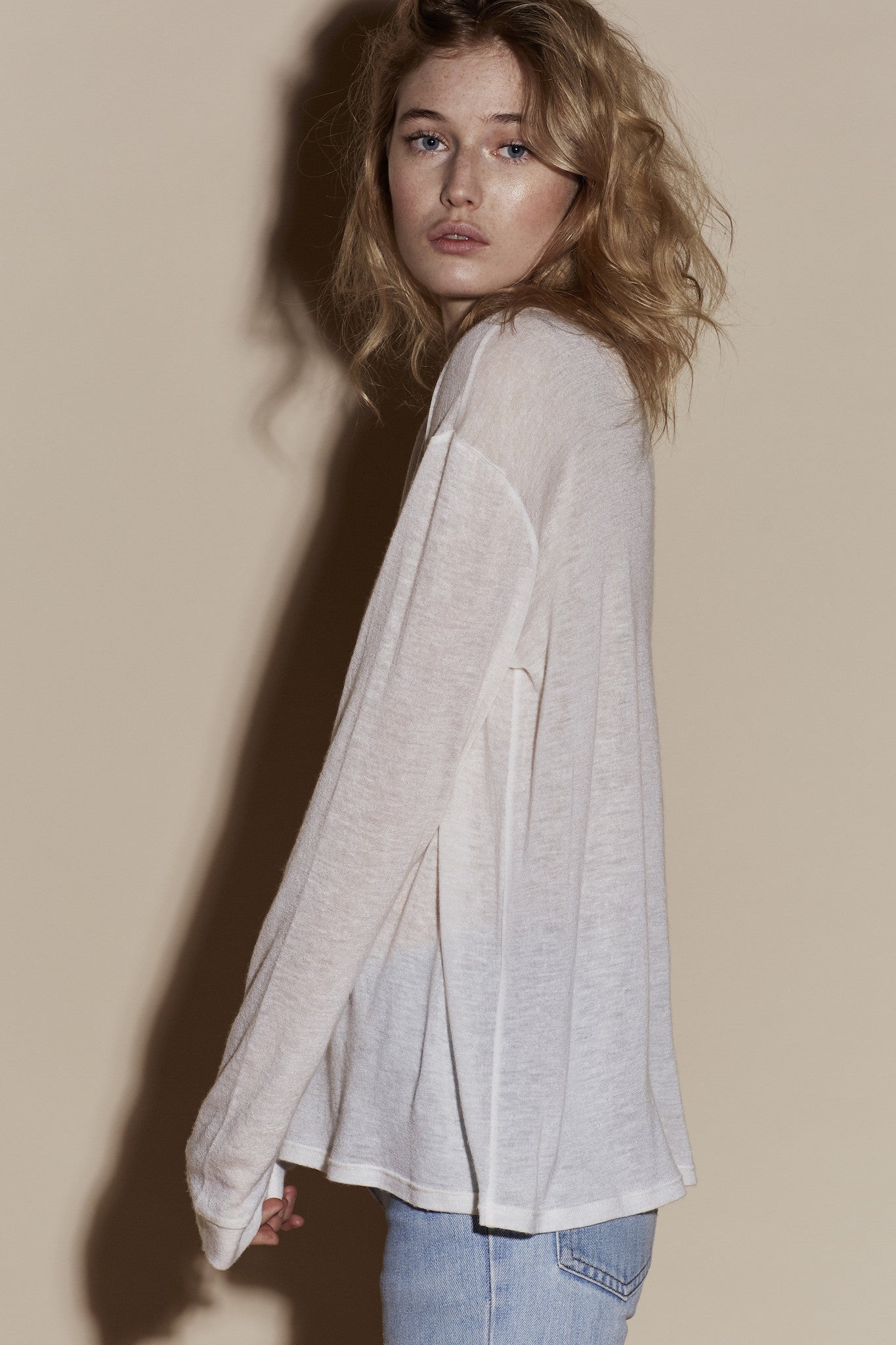 MARLON TEE / CREME – Frances de Lourdes MARLON TEE / CREME – Frances de Lourdes